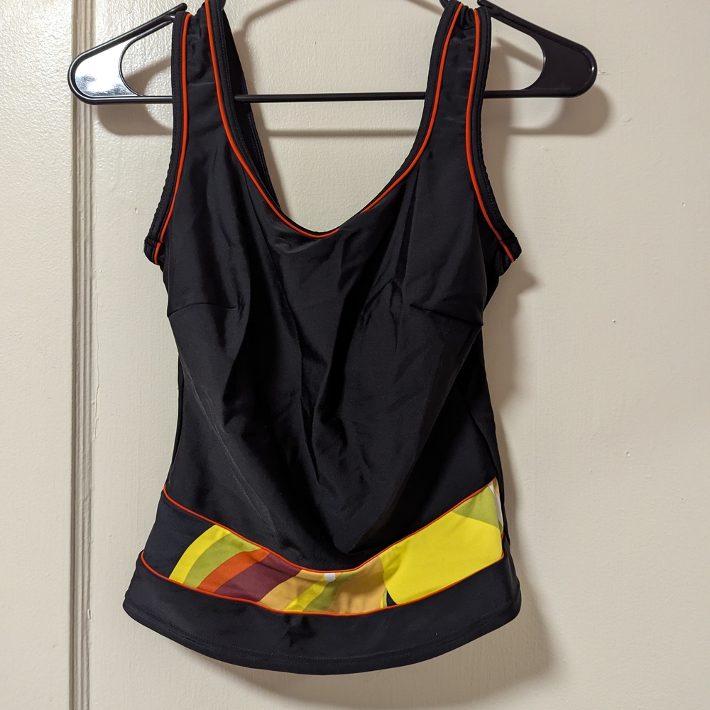 Anita Fitted Graphic Yellow and Black Bikini